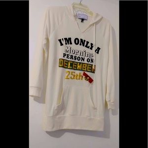 Derek Heart Junior Christmas hoodie M